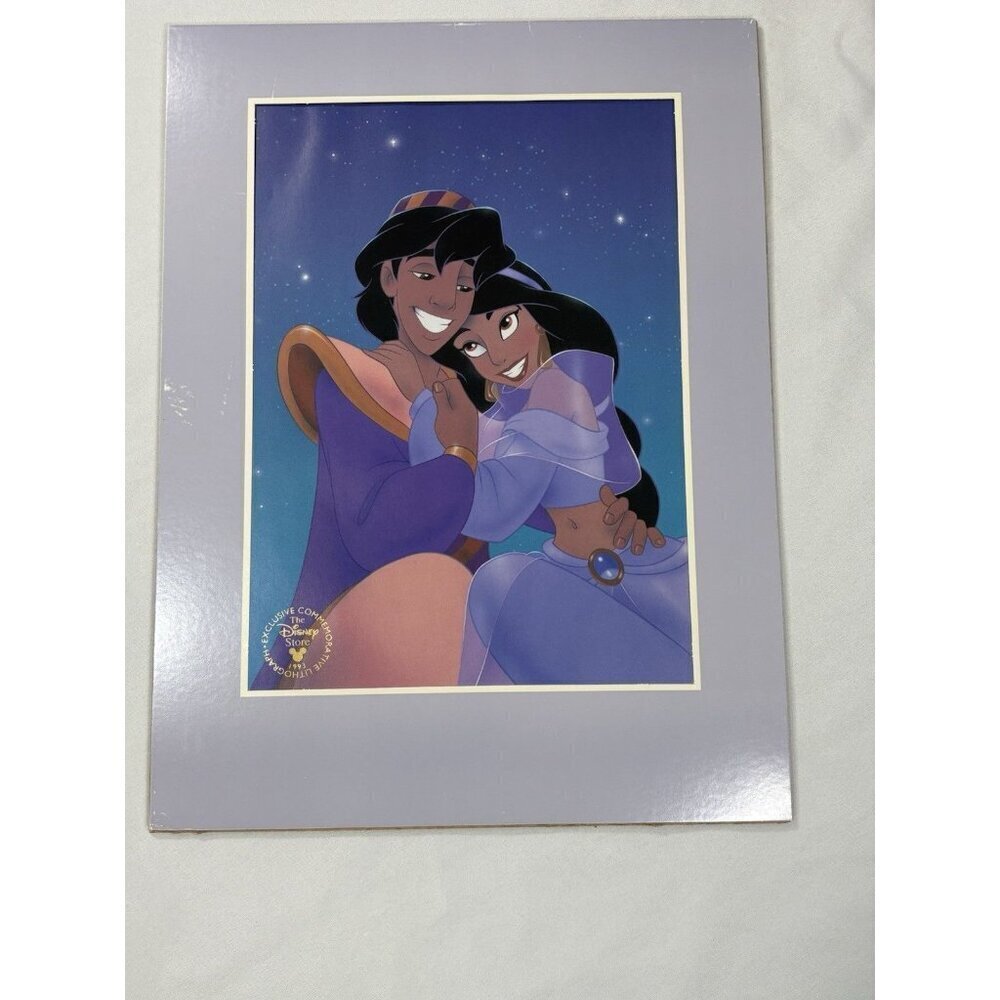 Walt Disney's "Aladdin" Exclusive Commemorative Lithograph, 1993 Aladdin Jasmine